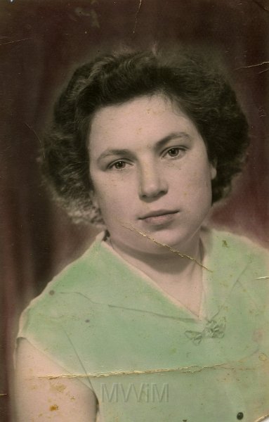 KKE 4182.jpg - Stanisława Gawryś, Załuski, 2 XI 1957 r.